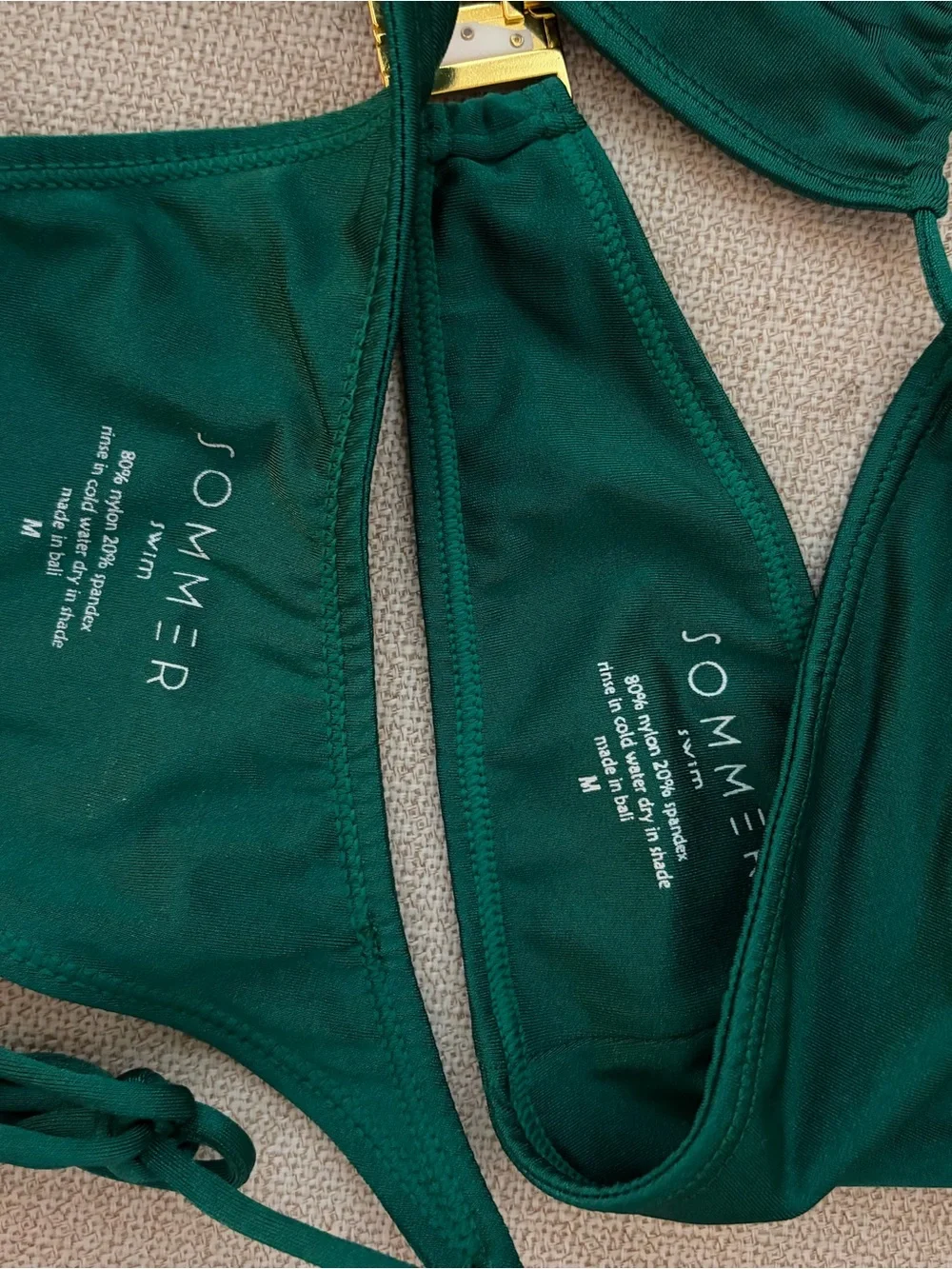 Sommer Swim Xena Emerald Green Bikini Set - Picture 6 of 7